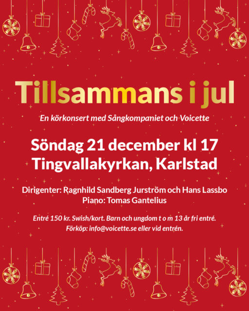 Sångkompaniet & Voicette – Tillsammans i jul