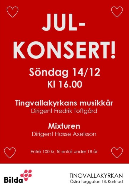 Julkonsert – Tingvallakyrkans musikkår & Mixturen