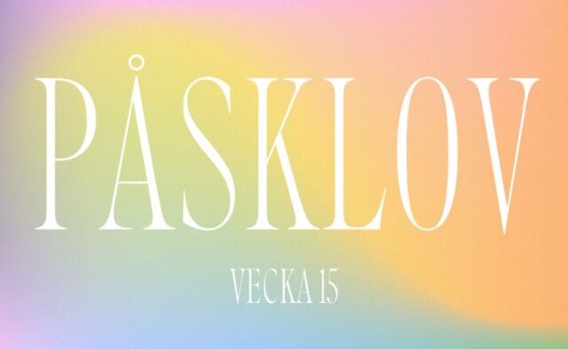 Öppna förskolan – Påsklov